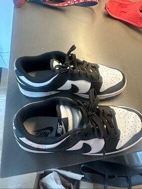 Nike Black and White Low-Top Sneakers